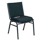 Alternate image 0 for Flash Furniture Heavy-Duty Metal Stacking Chair in Green Polyester