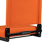 Alternate image 8 for Flash Furniture Ultra-Padded Stadium Chair in Orange