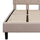 Alternate image 1 for Flash Furniture Brighton Twin Upholstered Platform Bed in Beige