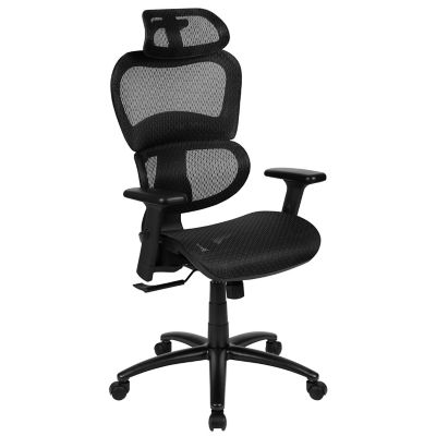 Ergonomic Black Mesh Synchro-Tilt Office Chair