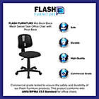 Alternate image 13 for Flash Furniture Mid-Back Mesh Pivoting Office Chair in Black