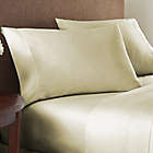Alternate image 1 for Nestwell&trade; Cotton Sateen 400-Thread-Count King Fitted Sheet in Oatmeal