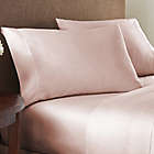 Alternate image 1 for Nestwell&trade; Cotton Sateen 400-Thread-Count Twin XL Fitted Sheet in Shadow Grey