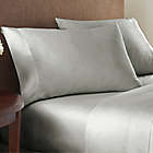 Alternate image 1 for Nestwell&trade; Cotton Sateen 400-Thread-Count Queen Fitted Sheet in Sharkskin