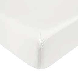Nestwell™ Cotton Sateen 400-Thread-Count King Fitted Sheet in Bright White