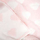 Alternate image 1 for Tadpoles Heart Chenille Blanket in Blush
