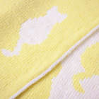 Alternate image 3 for Tadpoles Cat Chenille Blanket in Yellow