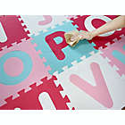 Alternate image 1 for Tadpoles 36-Piece ABC Play Mat Set in Pink/Aqua