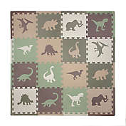 Tadpoles&trade; Camouflage Dinosaur 16-Piece Playmat Set in Green