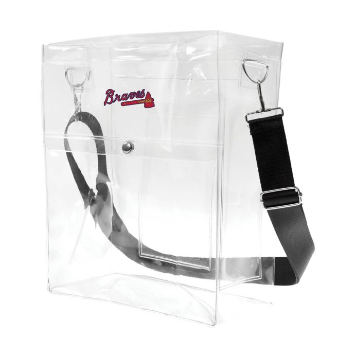 atlanta braves clear stadium bag