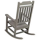 Alternate image 7 for Flash Furniture All-Weather Faux Wood Rocking Chair
