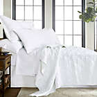 Alternate image 2 for Levtex Home Washed Linen Quilted Standard Pillow Sham in White