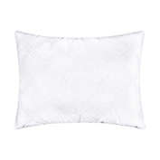 Levtex Home Washed Linen Quilted King Pillow Sham in White