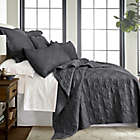 Alternate image 1 for Levtex Home Washed Linen King Quilt in Charcoal