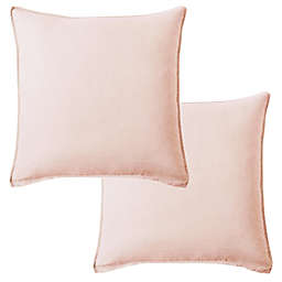 Bright Orange 18 X 18 X 4 Surya BA029-1818P Skyline1 Pillow Bright Pink Cream Light Blue