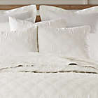 Alternate image 1 for Levtex Home Washed Linen Quilted King Pillow Sham in Cream