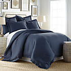 Alternate image 1 for Levtex Home Washed Linen Queen Duvet Cover in Navy