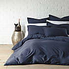 Alternate image 2 for Levtex Home Washed Linen Queen Duvet Cover in Navy