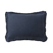 Levtex Home Washed Linen Standard Pillow Sham in Navy