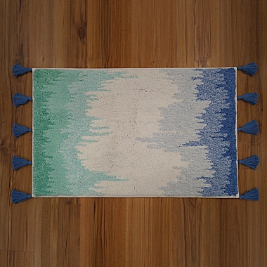 Wild Sage&trade; Daniella Dip Dye 20&quot; x 33&quot; Bath Rug in Blue. View a larger version of this product image.