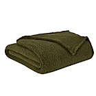 Alternate image 0 for Brooklyn Loom&reg; Marshmallow Sherpa Throw in Olive Green