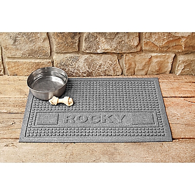 Weather Guard&trade; Squares Pet Feeding Mat. View a larger version of this product image.