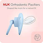 Alternate image 1 for NUK&reg; Boy 6-18M 3-Pack Orthodontic Pacifiers in Blue/Multi