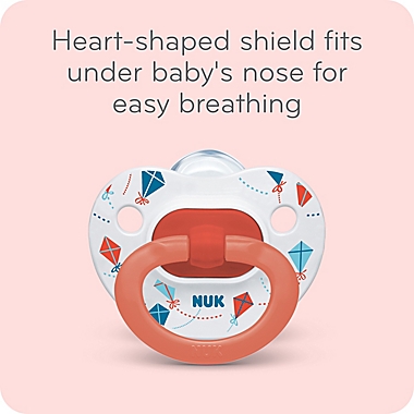 NUK&reg; Boy 6-18M 3-Pack Orthodontic Pacifiers in Blue/Multi. View a larger version of this product image.