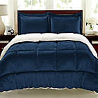 Alternate image 0 for Cathay Home Sherpa Down Alternative 3-Piece Comforter Set