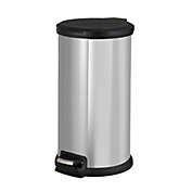 Simply Essential&trade; Stainless Steel 40-Liter Round Step-On Trash Bin