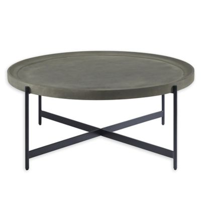 Brookline Concrete Coffee Table Bed, Concrete Coffee Table Outdoor Round
