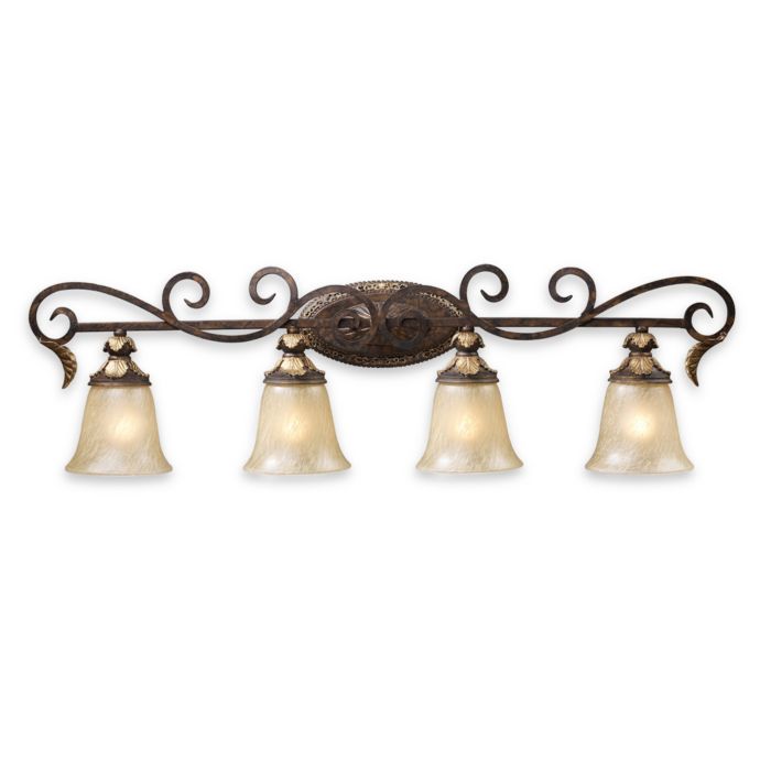 ELK Lighting Burnt Bronze 4-Light Vanity Fixture | Bed ...