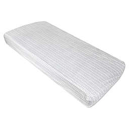 Wendy Bellissimo™ Hudson Velboa Changing Pad Cover in Grey/White
