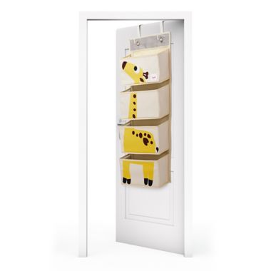 3 Sprouts Giraffe Hanging Wall Organizer in Yellow. View a larger version of this product image.