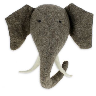 stuffed elephant head