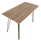 Alternate image 4 for LumiSource&reg; Sedona Counter Table in Antique Metal/Brown