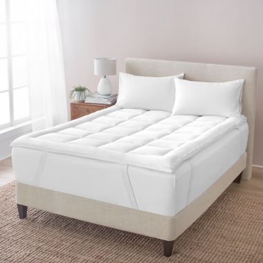 Therapedic&reg; Temperature Control Tencel&reg; Lyocell Queen Fiberbed Mattress Topper. View a larger version of this product image.