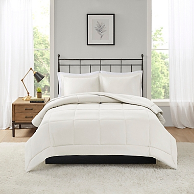 Madison Park Microcell Down Alternative King/California King Comforter Set in Ivory. View a larger version of this product image.