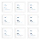 Alternate image 0 for Simply Essential&trade; Gallery 8-Inch x 8-Inch Matted Wood Picture Frames in White (Set of 9)