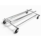 Alternate image 6 for Simply Essential&trade; Commercial Grade Single Bar Adjustable Garment Rack