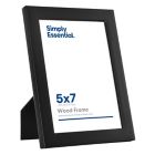 Alternate image 1 for Simply Essential&trade; Gallery 5-Inch x 7-Inch Wood Picture Frame in Black