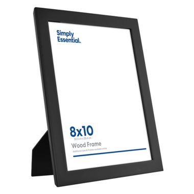 Simply Essential&trade; Gallery 8-Inch x 10-Inch Wood Picture Frame in Black. View a larger version of this product image.