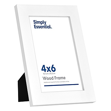 Simply Essential&trade; Gallery 4-Inch x 6-Inch Wood Picture Frame in White. View a larger version of this product image.