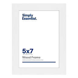 Simply Essential™ Gallery 5-Inch x 7-Inch Wood Picture Frame in White