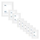 Alternate image 2 for Simply Essential&trade; Gallery 9-Piece Matted Wood Picture Frame Set in White