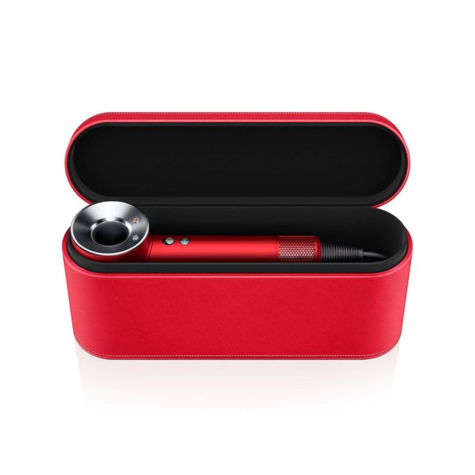 Dyson Supersonic™ Hair Dryer with Presentation Case in Red/Nickel Bed