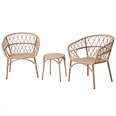 Bee &amp; Willow&trade; Elmridge 3-Piece Wicker Outdoor Bistro Set. View a larger version of this product image.