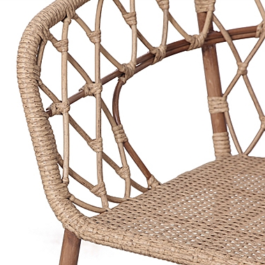Bee &amp; Willow&trade; Elmridge 3-Piece Wicker Outdoor Bistro Set in Brown. View a larger version of this product image.