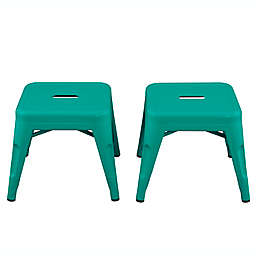 Acessentials® Activity Stools in Teal (Set of 2)