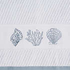 Alternate image 1 for Bayshell 2-Piece  Hand Towel Set in Blue/White